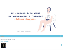Tablet Screenshot of mademoisellecaroline.com